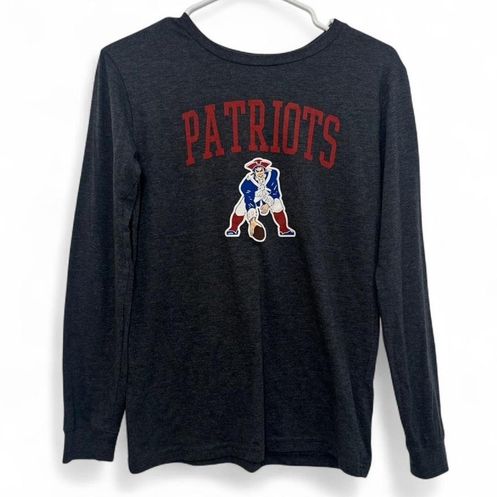 NFL Team Apparel—New England Patriots Charcoal T-Shirt
